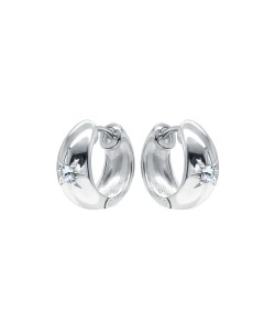 Silver Hoop Earring HO-2403